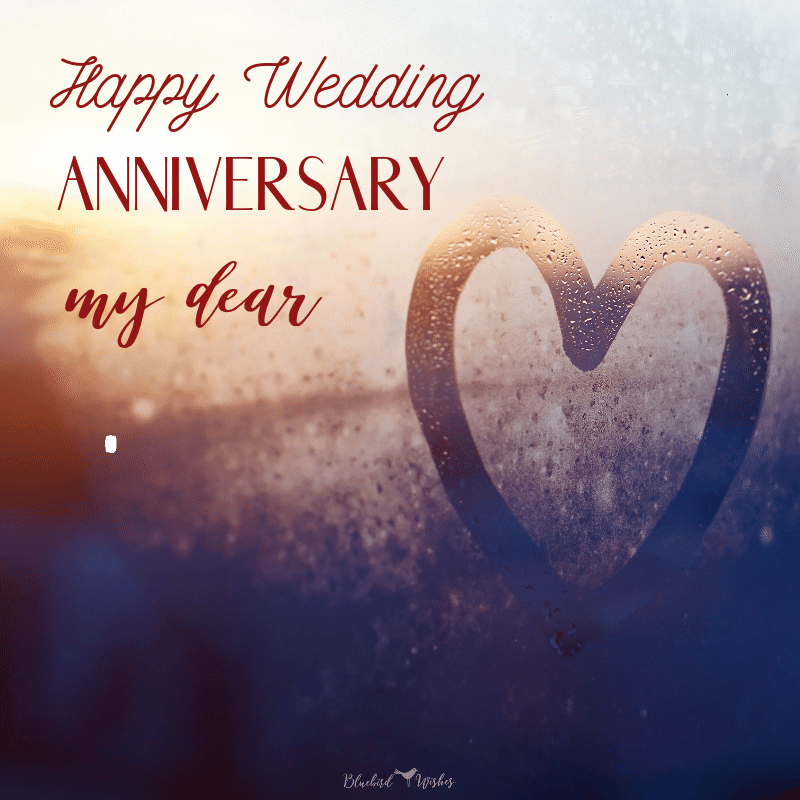 Wedding anniversary wishes for husband | Bluebird Wishes