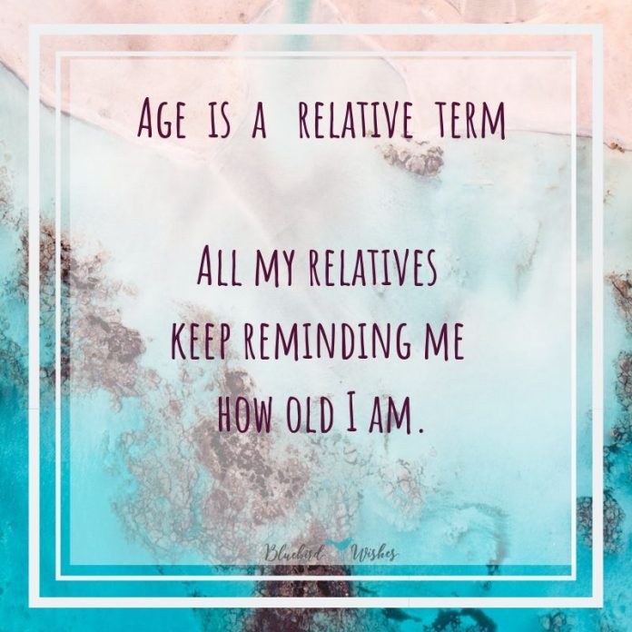 funny messages about getting older