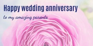 Wedding anniversary messages for parents