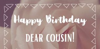 birthday card for cousin sister