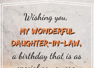 birthday message for daughter in law