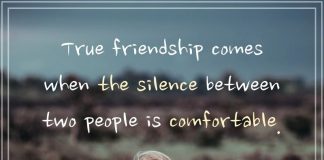 True friendship words