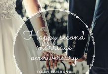 Second anniversary messages for husband