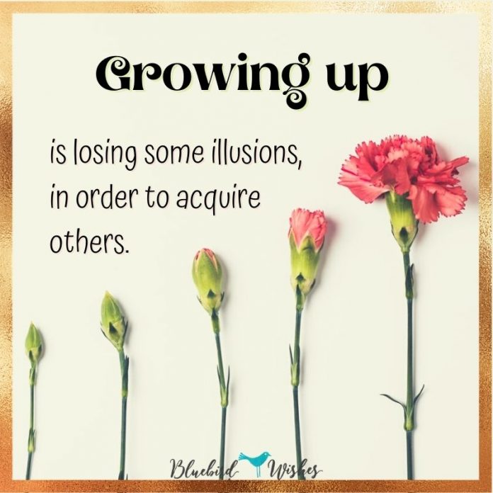words about kids growing up
