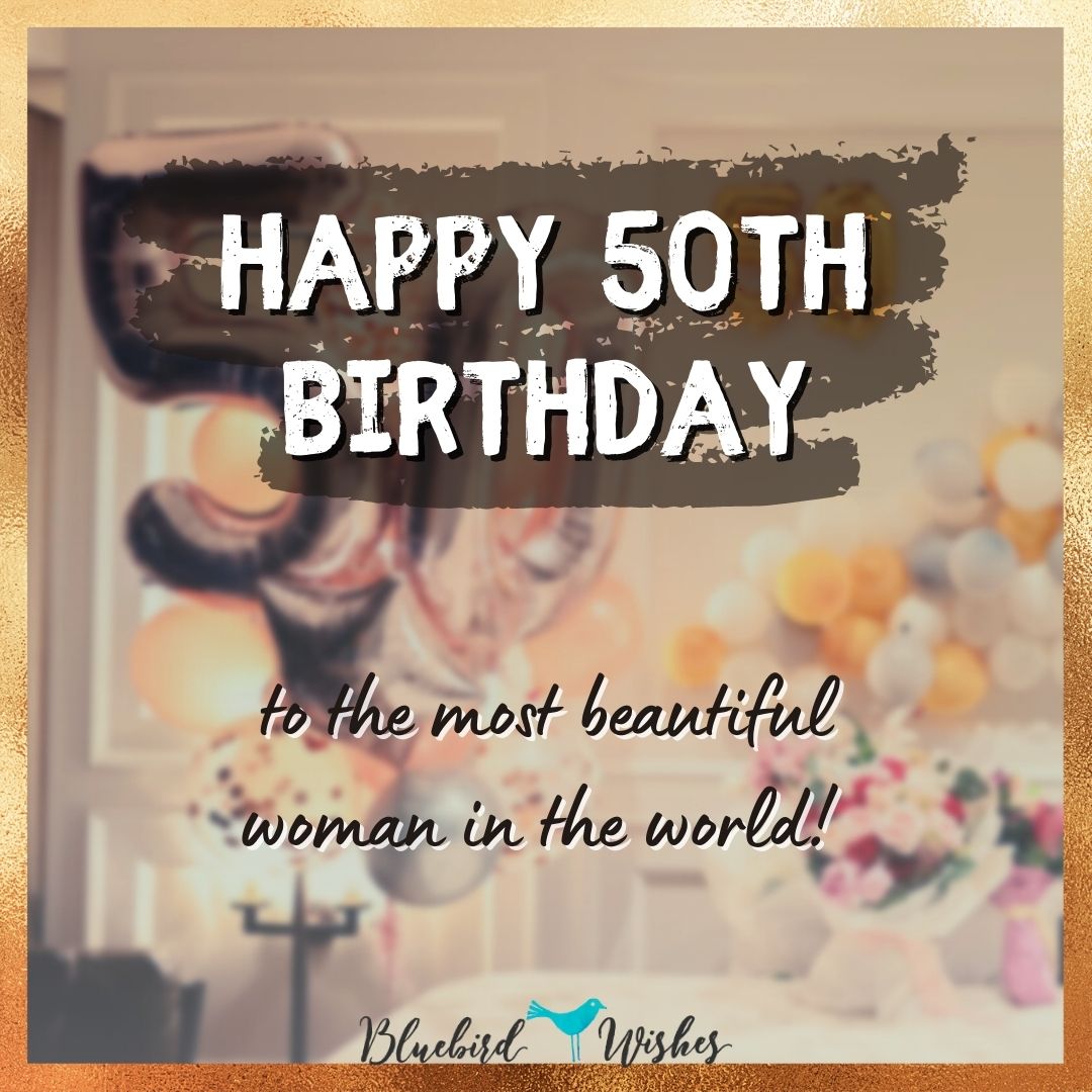 50th birthday wishes for mom