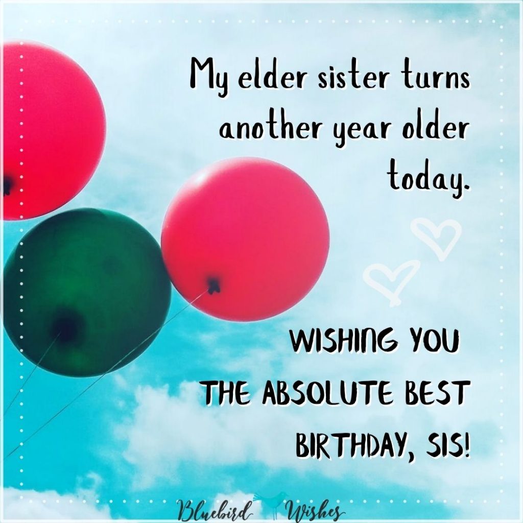 Birthday card for elder sister birthday wishes for elder sister Birthday wishes for elder sister birthday card for elder sister 1024x1024